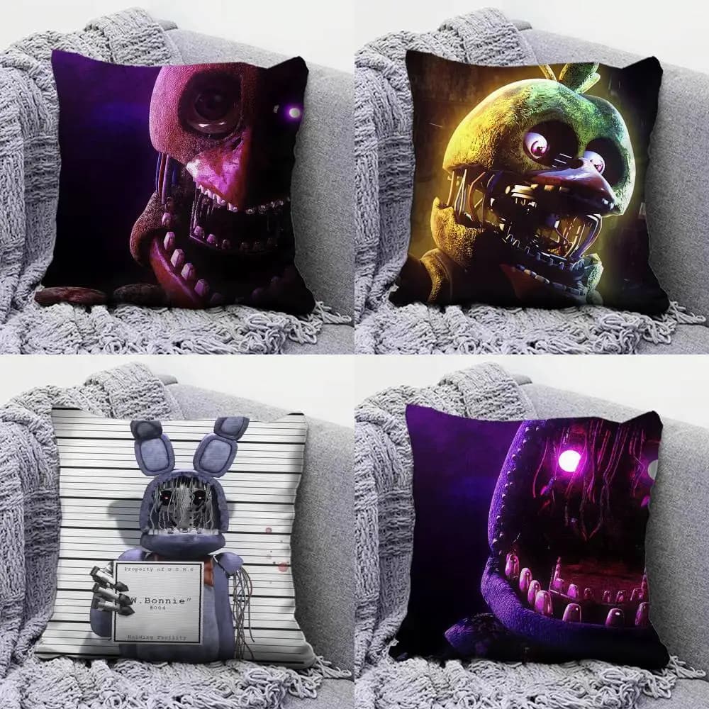 FNaF 2 Five-Nights-At-Freddys Fnaf Federe per cuscini, fodere per cuscini da divano e decorazioni personalizzate