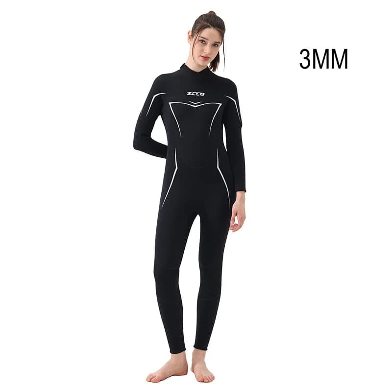 3MM Woman Scuba Snorkeling Water Sports Kayak Underwater Fishing Swimming Diving Mute Full Body Neoprene Underwater Hunt Muta