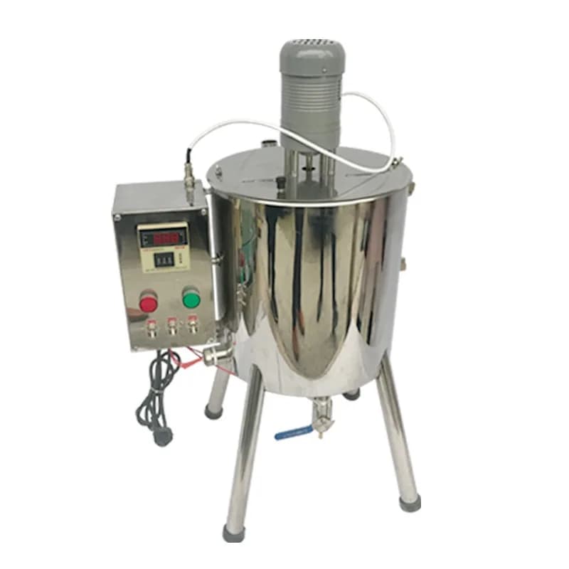 15L Heated Mixing Filling Machine for Lipstick Lip Balm Soap Plaster Paraffin Wax Small Batch Cosmetic Paste Dispenser Stainless