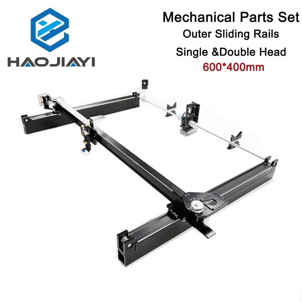 Set of mechanical parts 600mm * 400mm Single Head Laser Kit Outdoor slide Laser CO2 DIY 6040 Laser Engraving Machine CO2
