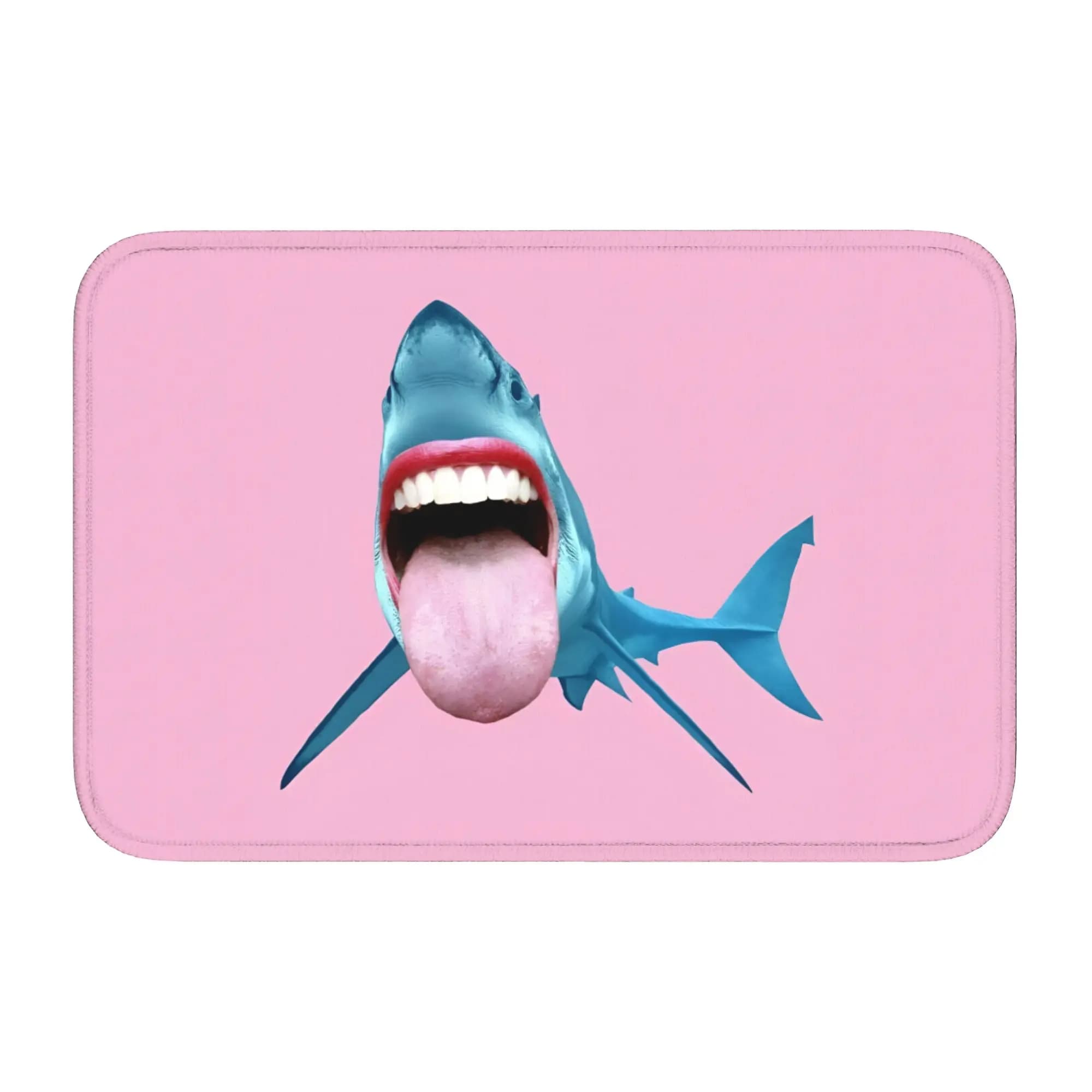 3D Illusion Fish Shark Floor Door Kitchen Bathroom Mats Anti-Slip Indoor Doormat Garage Living Room Entrance Rug Carpet Footpad