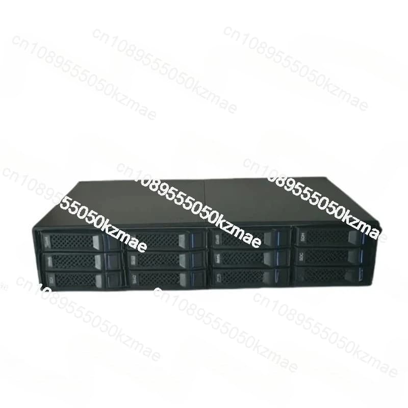 Enclosure di archiviazione JBOD a 12 alloggiamenti, backplane SAS/SATA da 12 Gb/s per espansione NAS e server, gabbia esterna per dischi rigidi DAS