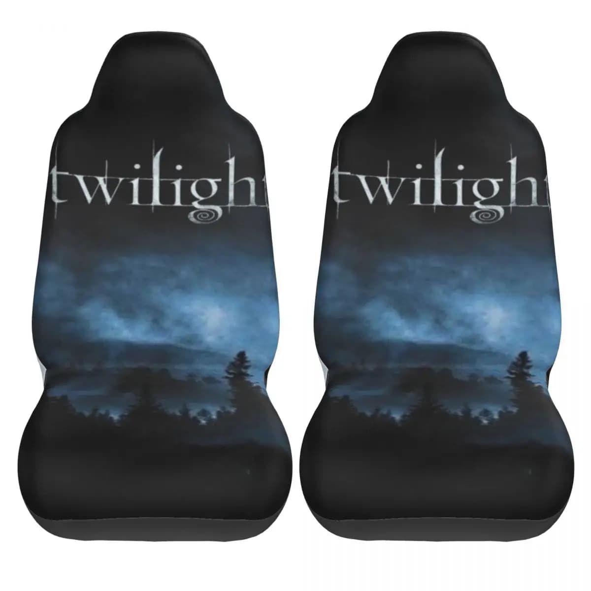 Twilight Edward Bella Car Seat Covers in Polyester, Comfortable Economic Covers in Two Pieces