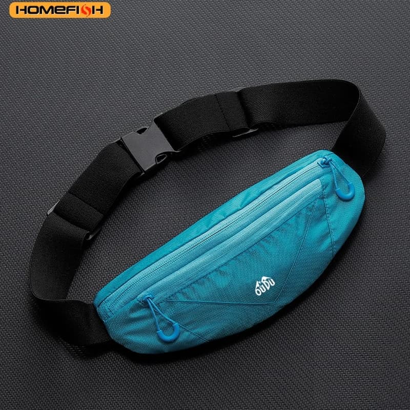 WRELS Man/Woman Running Sport Belt Waist Pockets Jogging bag for marathon Open-air sports Cycling Waxers for phone Waterproof