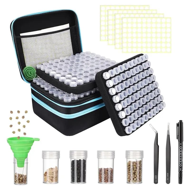 A67P-Seed Storage Box, Sturdy Seed Storage Box For Flower And Vegetable Plantgardens (A-240 Slot)