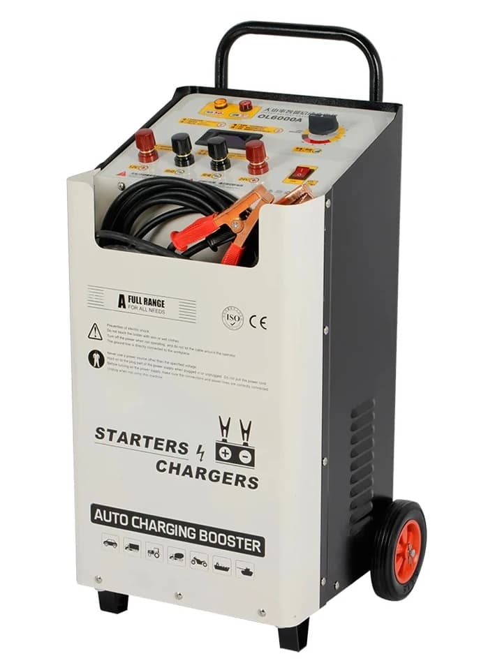 Avviatore booster per caricabatteria per auto ad alta corrente 6000A 380V per camion autobus - Avviatore di emergenza per batteria per veicoli pesanti