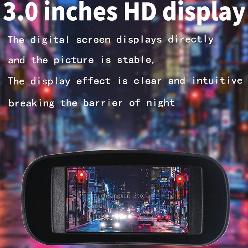 Binocolo digitale per visione notturna a infrarossi 4K da 3 pollici per esplorazione Zoom 5x Telescopio per occhiali per visione diurna e notturna per la caccia