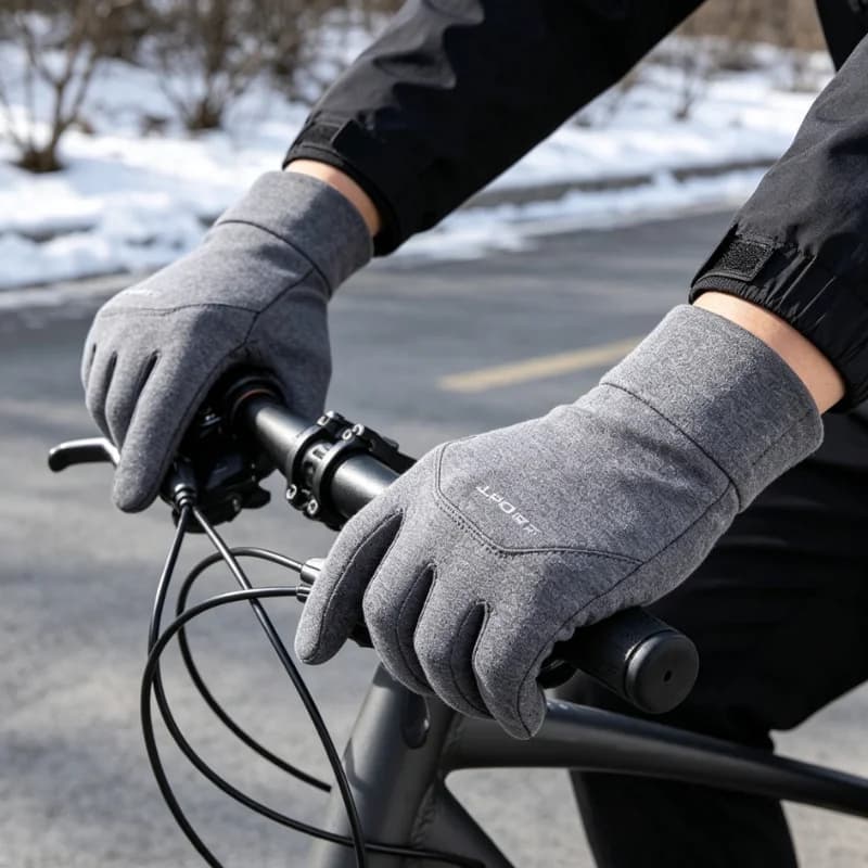 Waterproof Windproof Winter Warm Gloves -30 Cold Resistant Fleece Lined Non Slip Palm for Outdoor Cycling Ski Motorcycle
