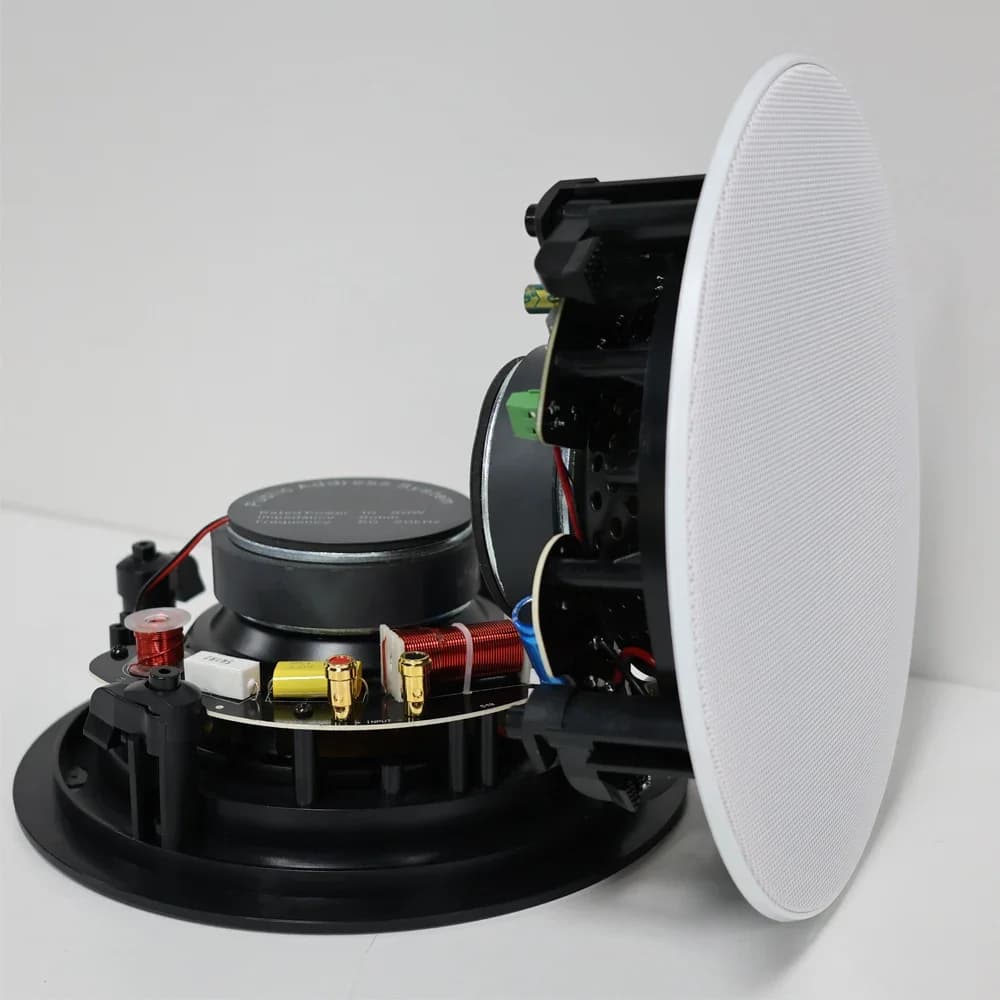 Altoparlante da soffitto Bluetooth da 6 pollici 60W+ con tweeter da 1,5 pollici per Home Theater, con amplificatore da 120W, supporta connessione AUX TV