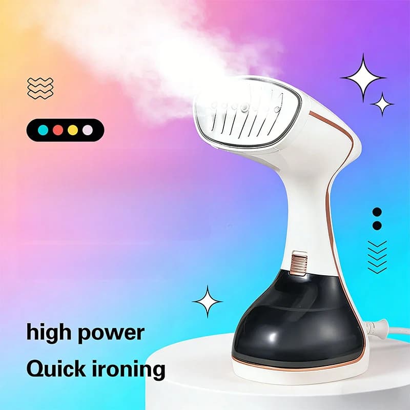 Ferro da Stiro Verticale a Vapore Portatile con Controllo Touch Screen, Preriscaldamento Rapido in 15 Secondi, Vaporizzatore per Tessuti e Vestiti da 320ml per Casa