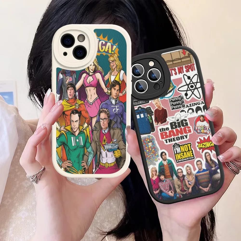 The Big Bang Theory Leather Phone Case for iPhone 14 13 12 Mini 11 14 Pro Max Xs X Xr 7 8 Plus Fundas