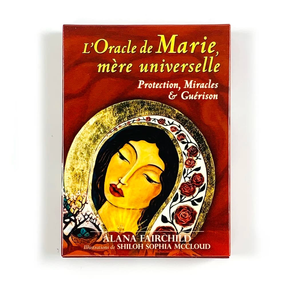 L'Oracle De Marie 44 Card French Edition Divination Oracle Deck, Divine Mother Energy, Perfect for Healing & Spiritual Guidance