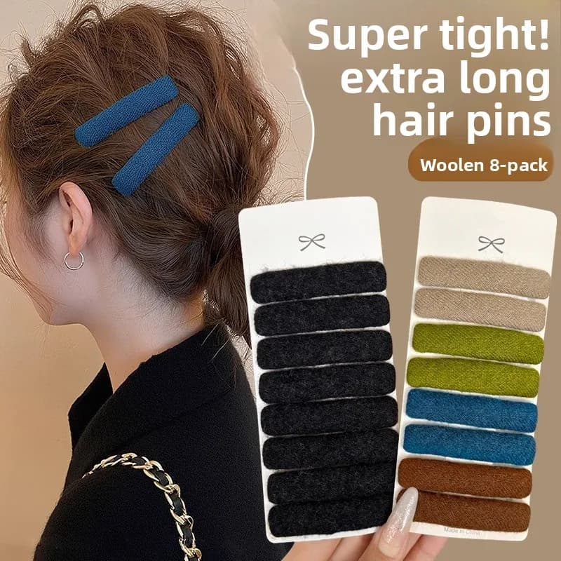 Fermaglio per capelli minimalista in peluche per neonati, fermaglio laterale, nuovo stile, barretta dritta, fermaglio per capelli per neonati, accessorio per capelli per frangia e fronte