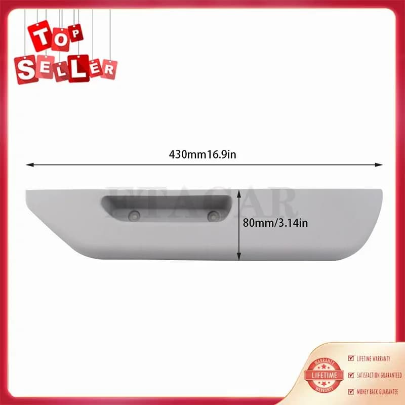 Copertura Superiore in Plastica Anticorrosione per Maniglia Interna e Bracciolo del Pannello Porta di Ricambio per Chevrolet C1500 C2500 C3500 15627856