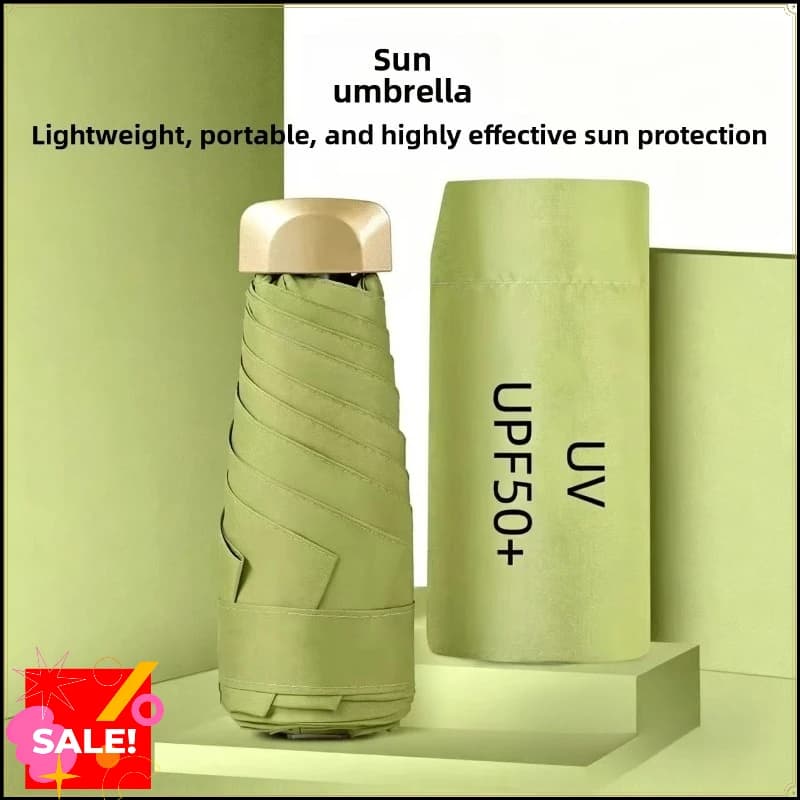 Ombrello da Viaggio Pieghevole Compatto con Protezione UV UPF50+ Mini Portatile Bestseller