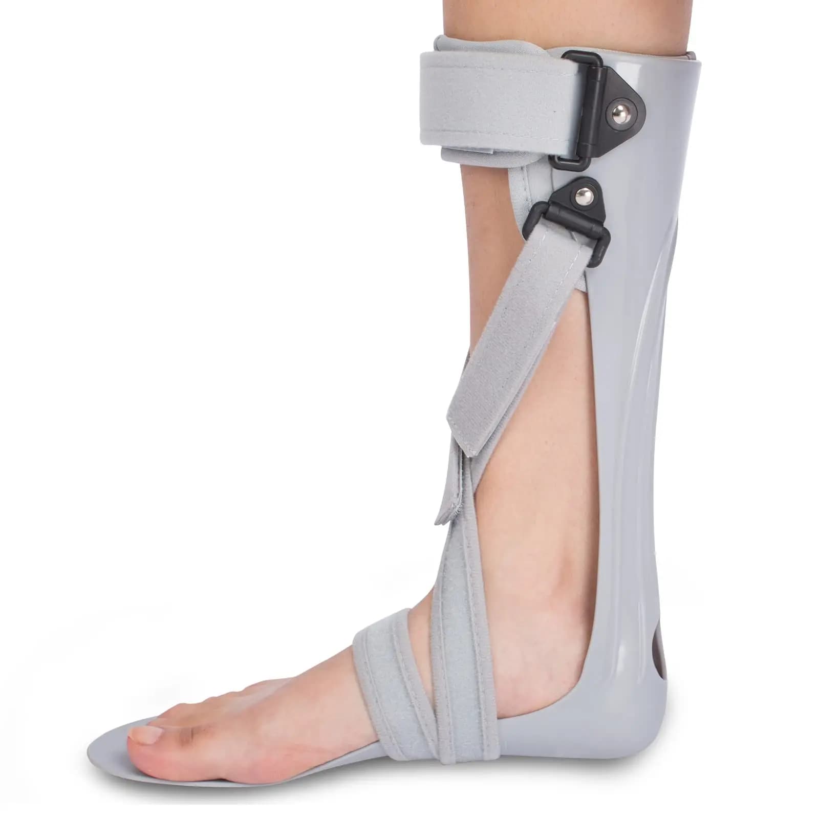 Stecca di supporto per il piede invertita, ortesi per il piede della caviglia con scarpe, ortesi da passeggio, fissaggio dell'articolazione della caviglia
