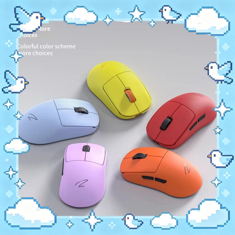 Zaopin Z2 mini Wireless Mouse Three Mode Connection PAW3395 Flagship Optical Sensor Game Mouse 4000HZ Rate Of Return For Gifts