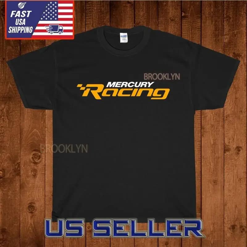 NUOVA SHIRT MERCURY RACING BOATS LOGO T-SHIRT UNISEX DIVERTENTE AMERICANO USA TAGLIA S-5XL