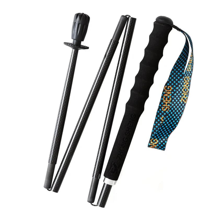 110 g Ultralight Trekking Sticks Folding Trekking Sticks Portable Foldable Nordic Walking Sticks