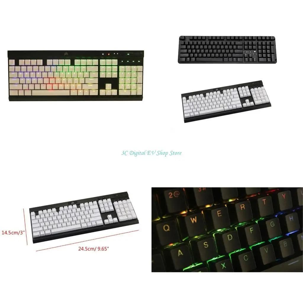 E74D OEM Profilo PBT 6U Spazio Keycap Retroilluminazione Keycap per Cherry MX Tastiera Meccanica per K70 K65 K95 RGB