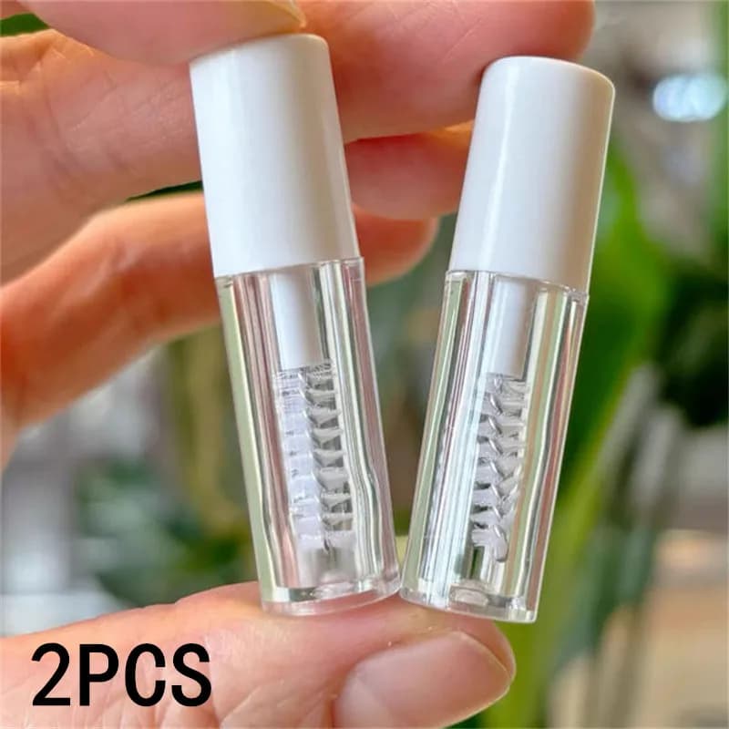1/2 Pezzi 1.5ML Gel Modellante Impermeabile per Ciglia, Mascara Protettivo per Ciglia, Colla per Extension Ciglia, Mascara a Punta