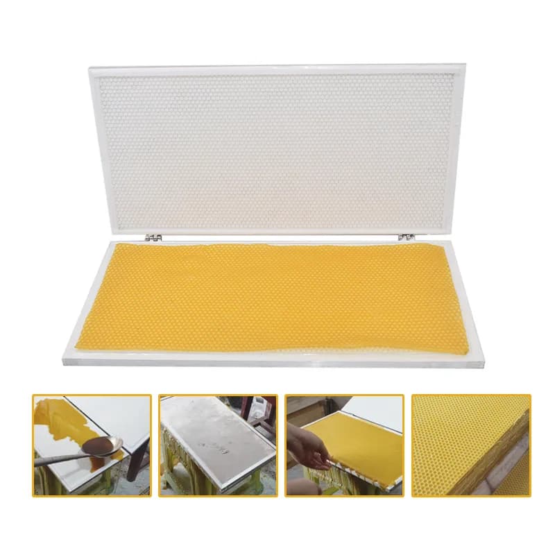 Nuova macchina per fondotinta nido pressata a mano, stampo in silicone, cera d'api pura ape Zhongbee Yi