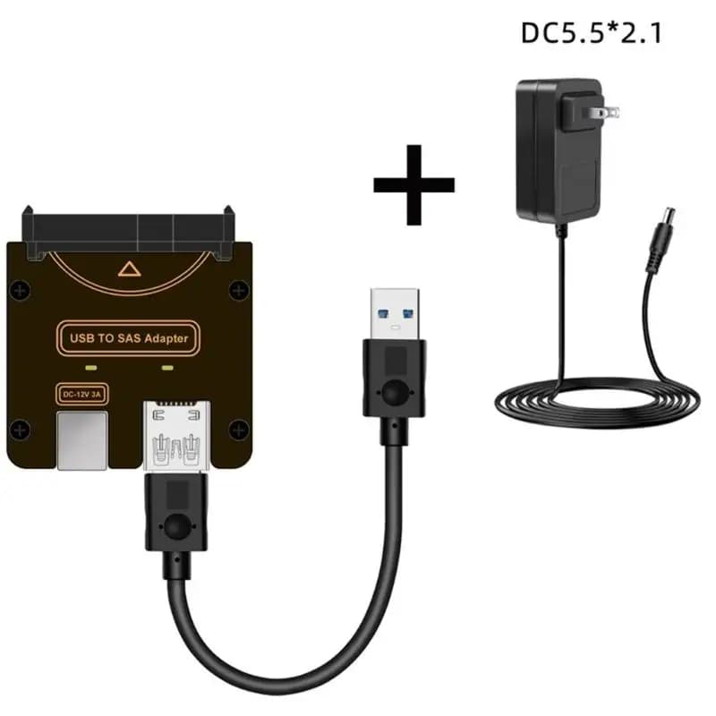 652F SFF8482 Alla versione USB Collegamento con alimentatore fedele 12V 3A per accesso difficile a laptop desktop