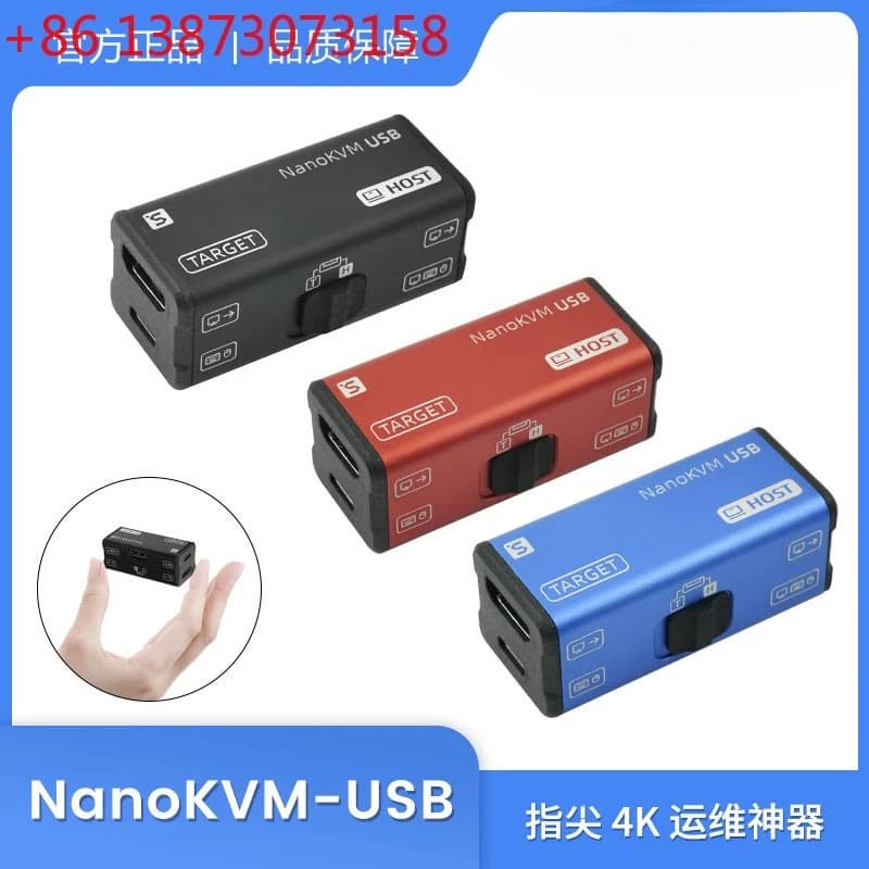 Sipeed NanoKVM USB per operazioni e manutenzione, scheda di acquisizione, tastiera e mouse virtuali, controllo web, switch loop HDMI