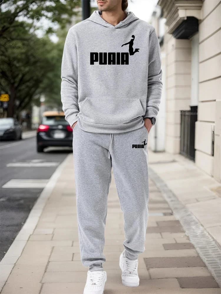 Men's Set/Hoodie/Pants 2026 Fall Winter Casual Sports Hooded Pullover & Sweatpants Urban Fashion Sportswear Outdoor Jogging Suit