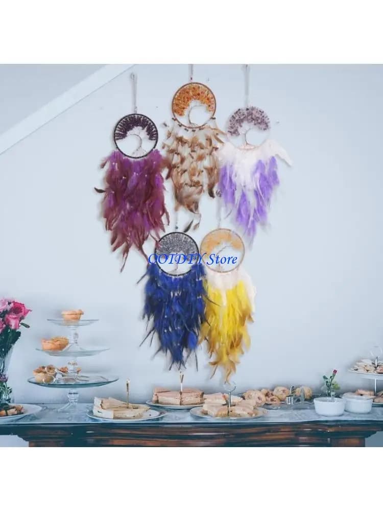 367A Traditional Tree Dream Catchers Wall Hanging Decor Dreamcatchers