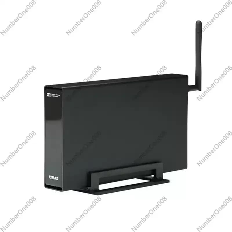 Server Multimediale Wireless All-in-One NAS con WiFi 6, Gigabit, USB 3.0, Supporto HDD da 3,5 Pollici, Cloud Storage Domestico, Cloud Privato