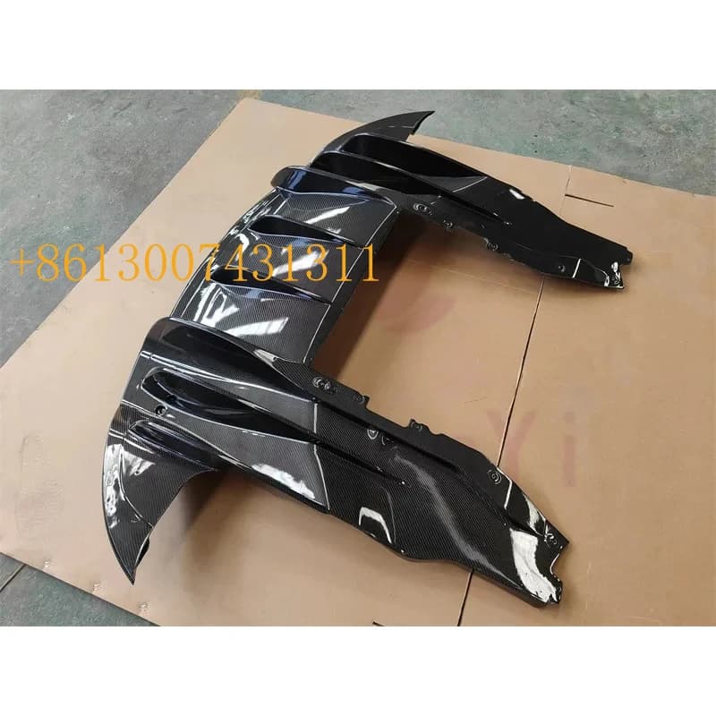 FactoryUsed 540C 570S 570GT Modification OEM Style Dry Carbon Fiber Rear Diffuser Body Kit Front Bumper Side Skirts