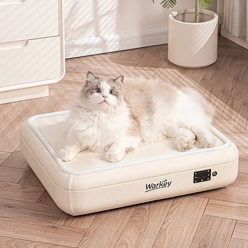 Riscaldamento e raffreddamento del letto dell'aria condizionata per animali domestici intelligente a doppio uso super lussuoso con altoparlante Bluetooth per cani gatti