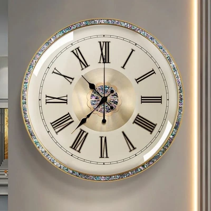 Orologi da Parete Moderni con Quadrante in Conchiglia, Silenziosi e Creativi per Camera da Letto e Soggiorno