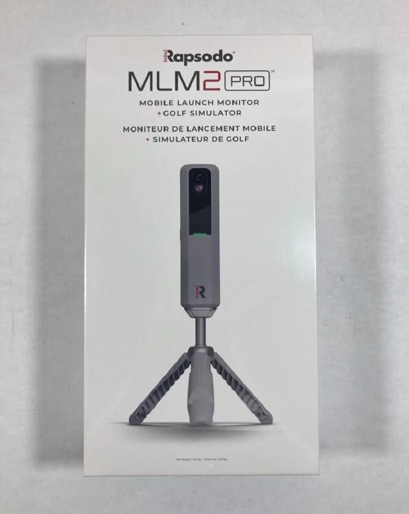NUOVISSIMO Rapsodo MLM2 Pro Mobile Launch Monitor Golf Simulator - con Palline, Nuovo in Scatola