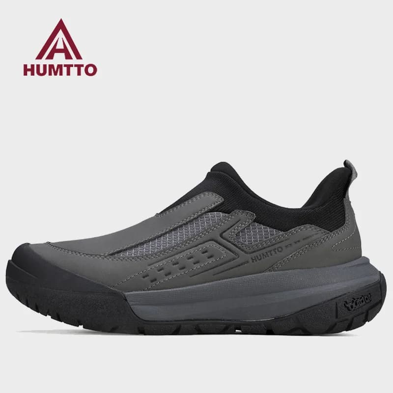 HUMTTO scarpe da trekking all'aperto stivali invernali da uomo impermeabili in pelle di mucca caldi stivali tattici da arrampicata scarpe da ginnastica da trekking