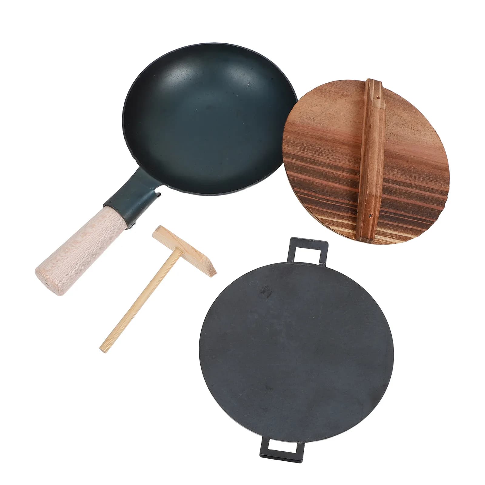 Children's Kitchen Set with Mini Tools, Wood Panel and Cover, Role Game Accessories, Children's Pens Simulation