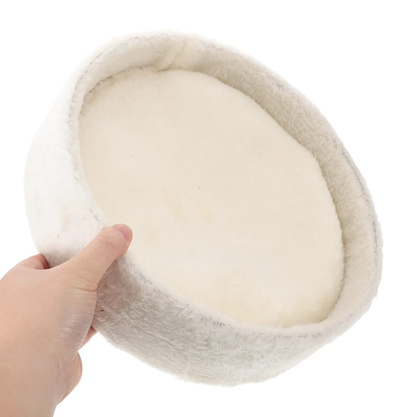 Cuscino di Ricambio per Cuccia a Forma di Cesto per Albero per Gatti, in Morbido Pile, 11.8 X 11.8, Lavabile, Letto per Gatti, Essenziali per Gattini