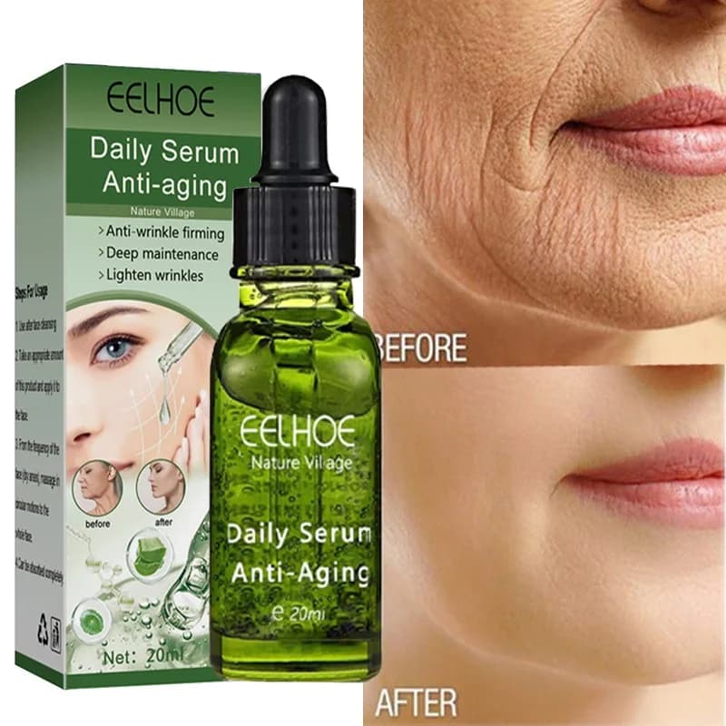 Instant Removal of Face Serum Wrinkling Lifting Shaping Slim Lines Essence Anti-aging Whitening Lights Feed Skin Care