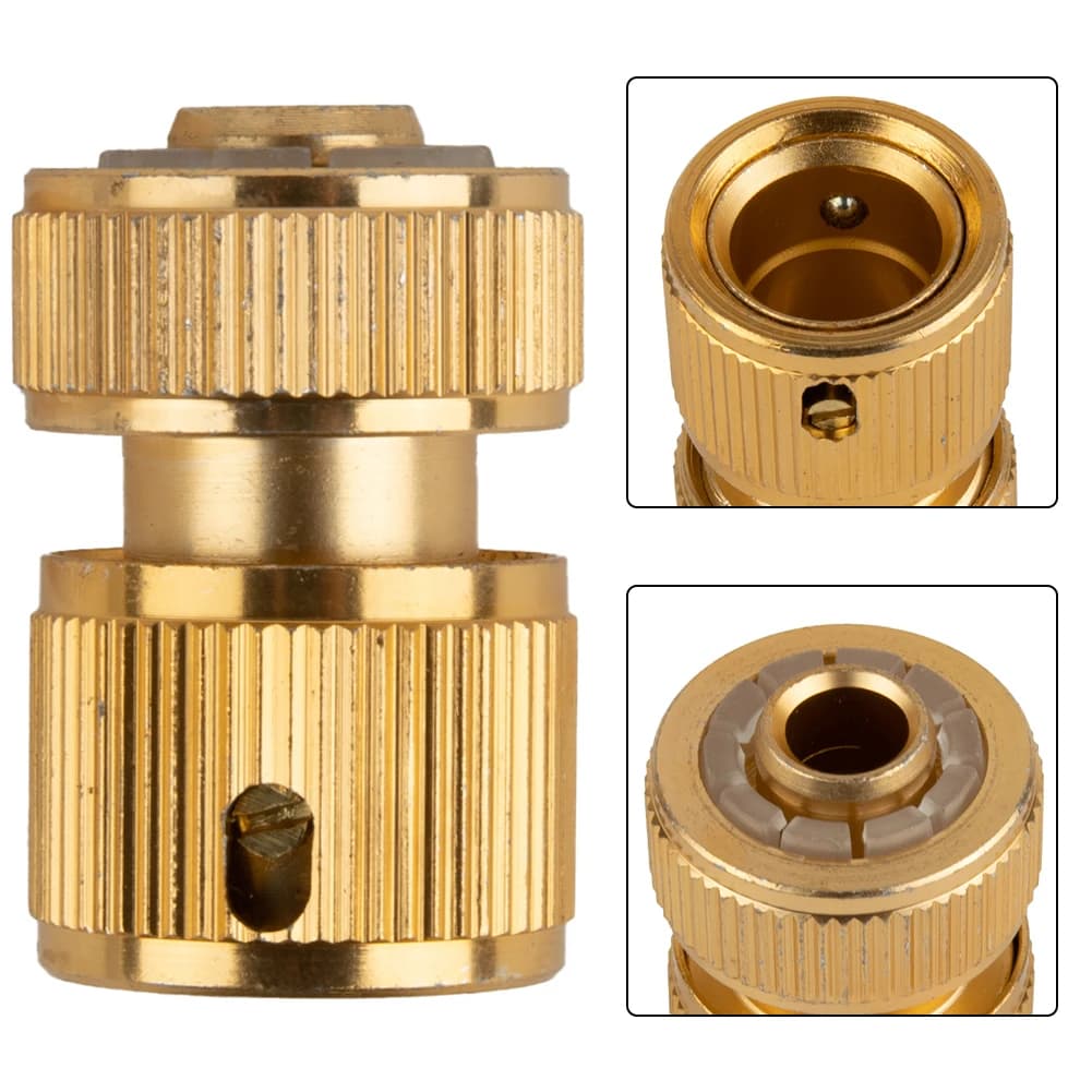 Connettore per Tubo da Giardino da 1/2 Pollice, Adattatore per Tubo dell'Acqua, Raccordo per Riparazione Tubi da Giardino, Accessori per Irrigazione