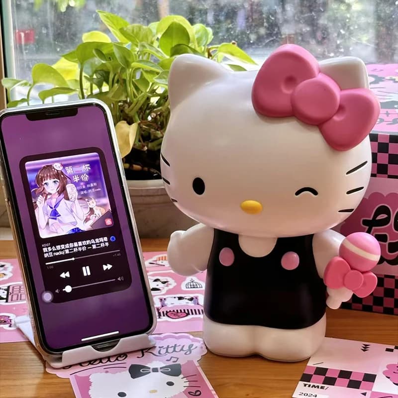 Altoparlante Bluetooth Hello Kitty Kawaii Anime, Decorazione da Scrivania Portatile, Regalo per Ragazze, Accessori per Compleanno