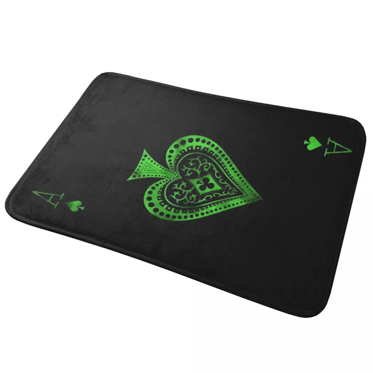 Ace Of Hearts Poker Card Zerbino Anti-slip Rug Racket with sand Kitchen inlet Cooking Mats