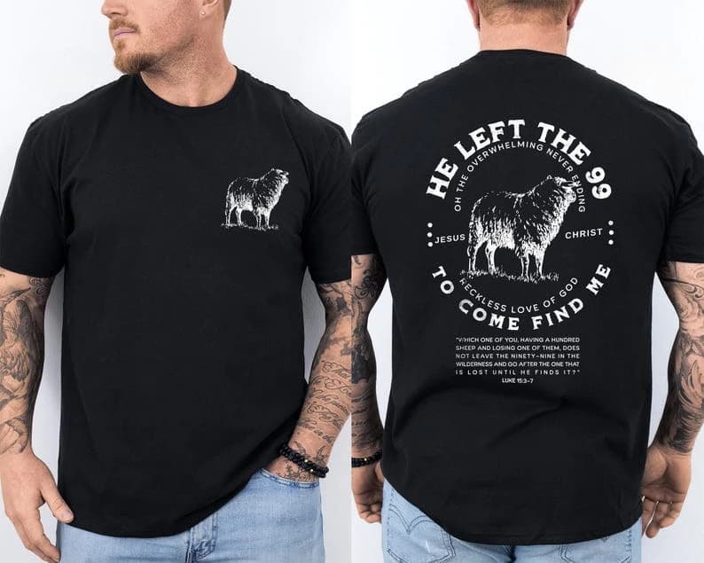 Christian Man He Left Highway 99 e Came To Me Camicia Versetto della Bibbia T-shirt Uomo T-shirt fede ispiratrice religiosa cristiana
