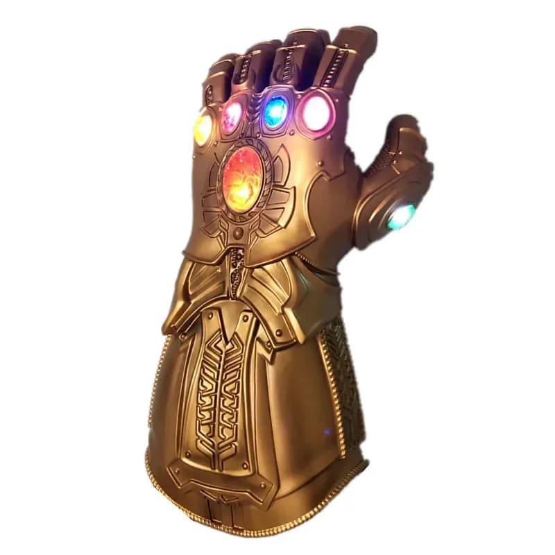 Kids The 4 Endgame Thanos Gauntlet Stones War Led Glove Adult Halloween Gift Cosplay NM35