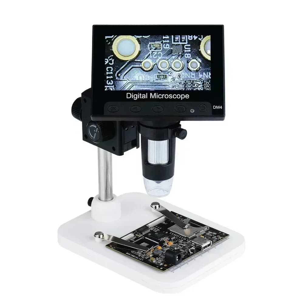 Microscopio digitale da 4,3 pollici Microscopio industriale portatile con ingrandimento 50-1000X per accessorio per strumento di misurazione del test