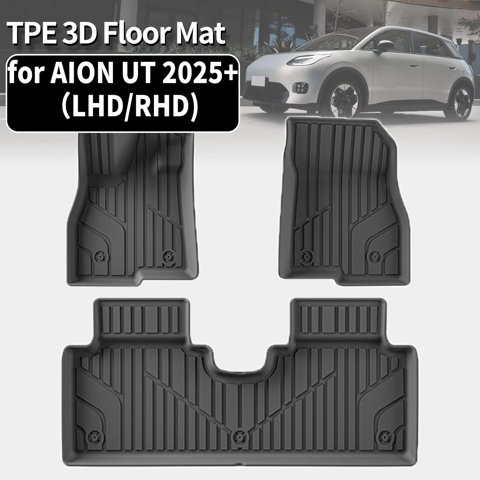 Tappetini Auto in TPE Impermeabili Antiscivolo Facili da Pulire per GAC AION UT 2025 2026