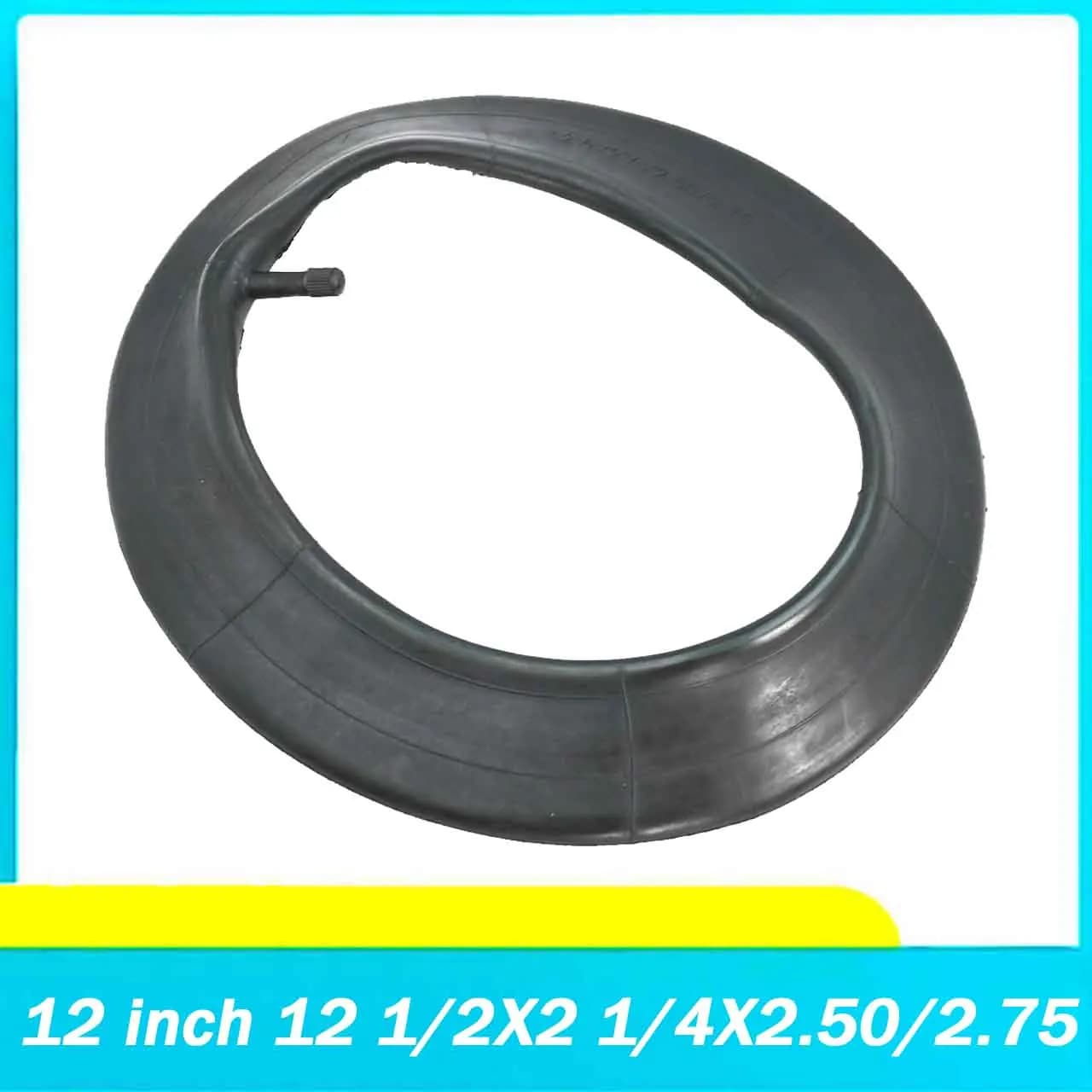 12 inch 12 1/2X2 1/4X2.50/2.75 Fits Electric Scooters and E-Bike Baby Carrier, Folding Bicycle Inch Tyre Inner Tube