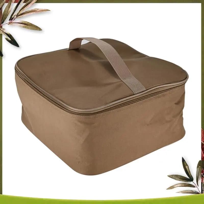 Borsa Portaoggetti A08P per Serbatoio Gas, Vassoio da Forno, Fornello a Cassetta, Utensili da Cucina, Barbecue, Campeggio e Picnic all'Aperto, Portatile