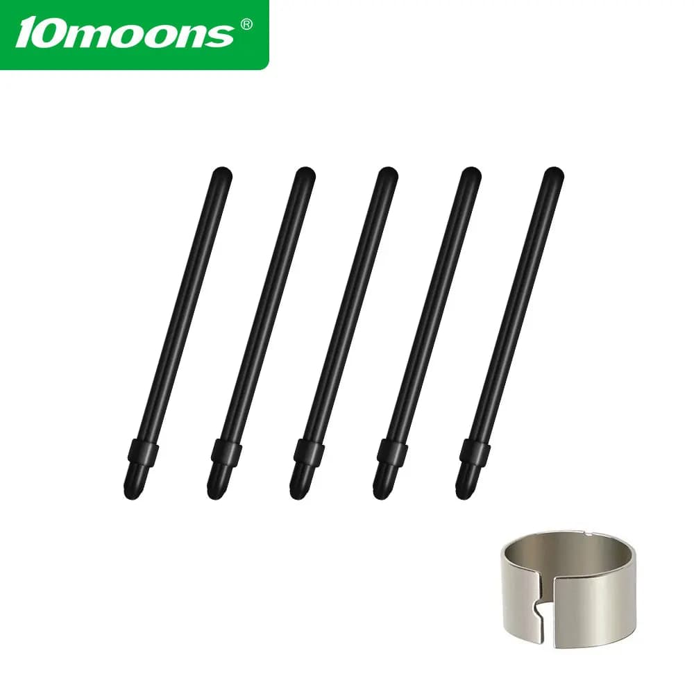 Confezione da 5 punte di ricambio per stilo per Tablet da disegno a 10 lune