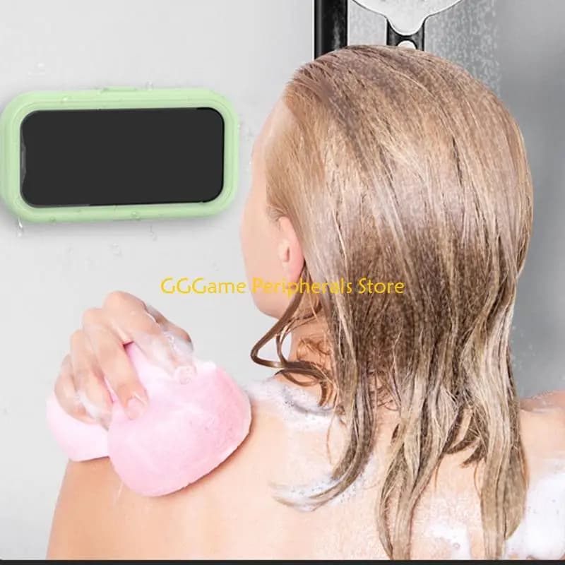 U55B waterproof phone stand for adjustable swivel shower with bath smartphone case with strong suction cup